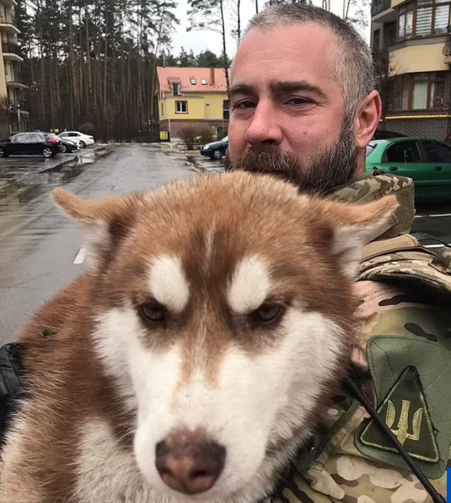 Yukki the Husky with Andriy Smirnov