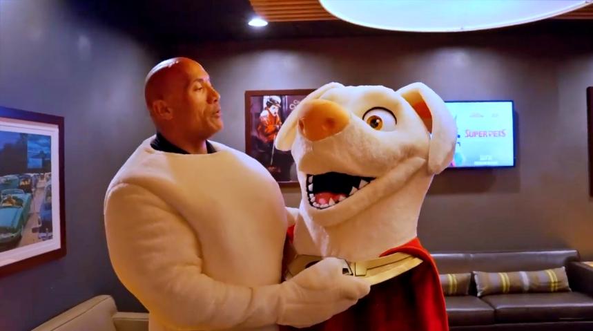 Dwayne Johnson as Krypto, Superman's dog