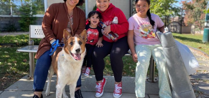 Virginia family finds their lost dog while looking for a new pet