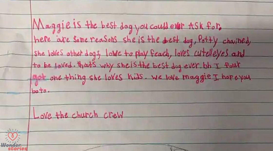 Roman's letters to Maggie's adopters