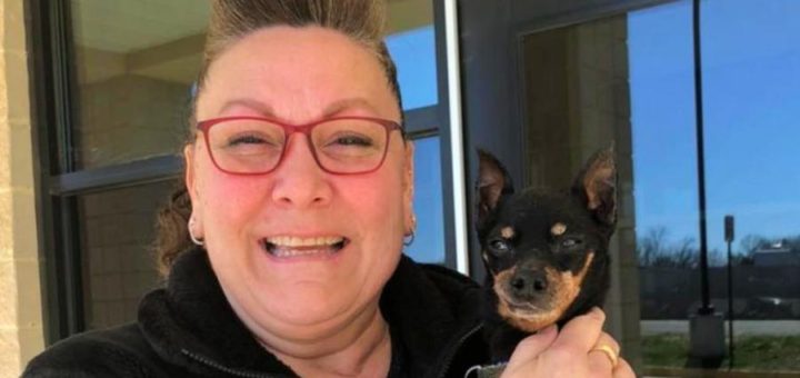 Virginia woman reunited with her lost dog, Starsky